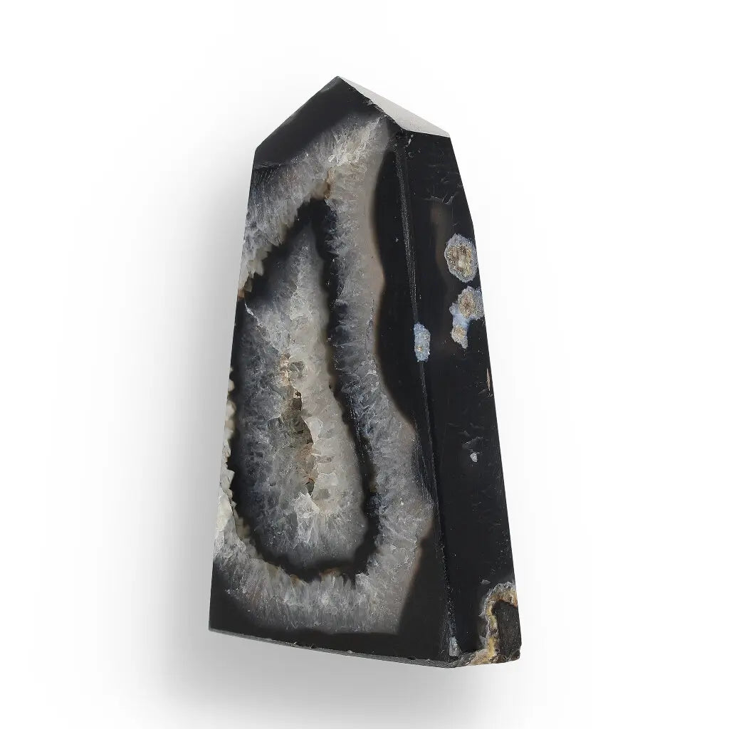 Get your Black Agate Energy Obelisk – Stability in Stone online now or in store at Forever Gems in Franschhoek, South Africa