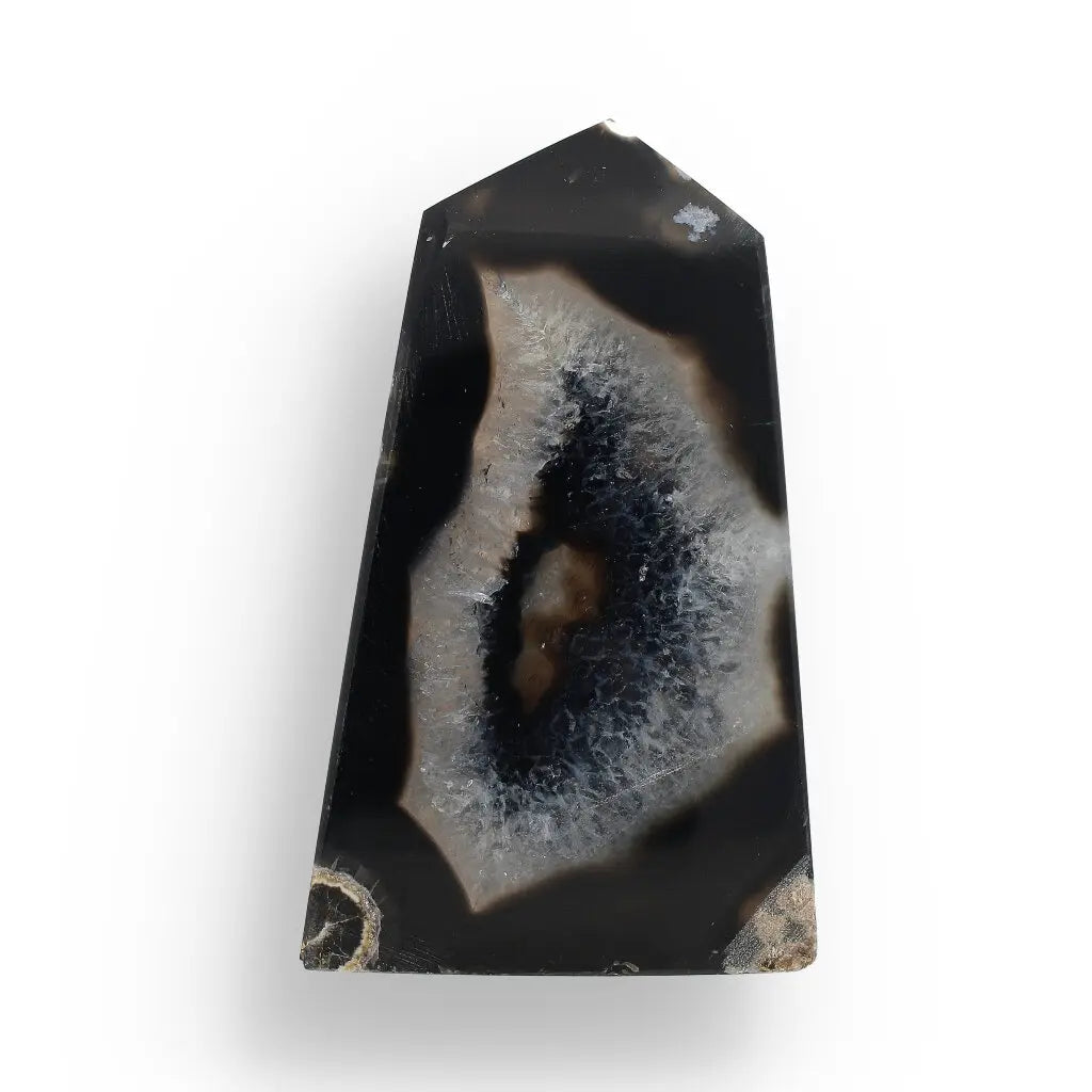 Get your Black Agate Energy Obelisk – Stability in Stone online now or in store at Forever Gems in Franschhoek, South Africa