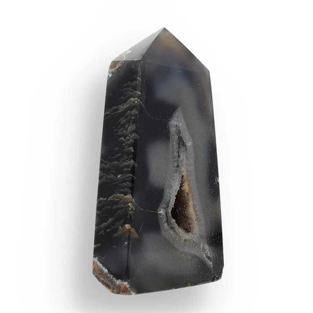 Get your Black Agate Guardian Point – Bold & Protective online now or in store at Forever Gems in Franschhoek, South Africa