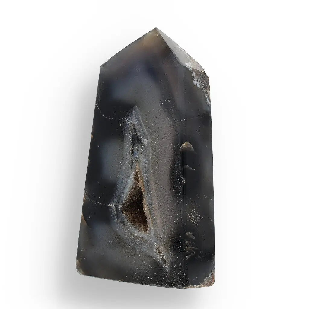 Get your Black Agate Guardian Point – Bold & Protective online now or in store at Forever Gems in Franschhoek, South Africa