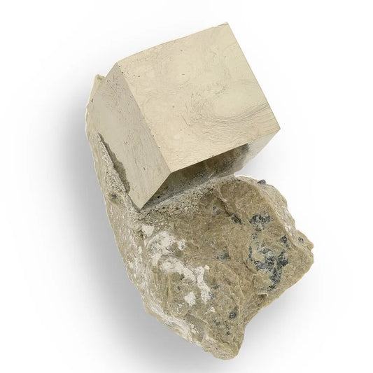 Get your Exceptional Navajún Pyrite in Host Rock - Classic Locality online now or in store at Forever Gems in Franschhoek, South Africa