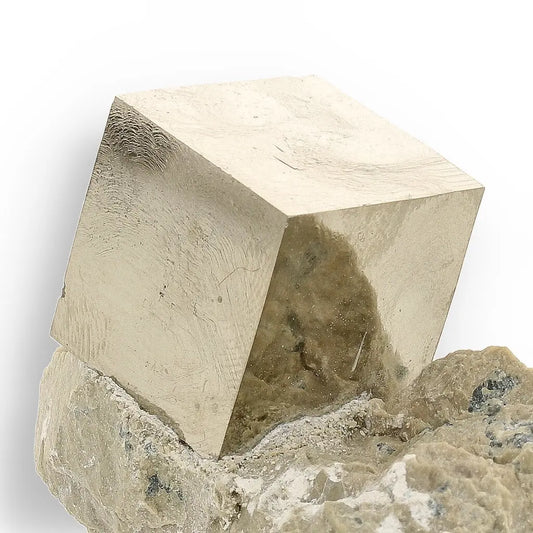 Get your Exceptional Navajún Pyrite in Host Rock - Classic Locality online now or in store at Forever Gems in Franschhoek, South Africa