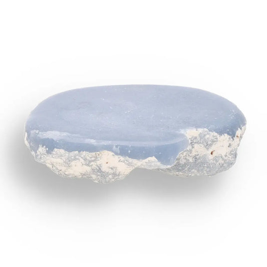 Get your Angelite: The Peaceful Spirit of Peru in Your Hands online now or in store at Forever Gems in Franschhoek, South Africa