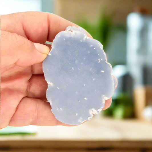 Get your Angelite: Soothing Energy Straight from the Heart of Peru online now or in store at Forever Gems in Franschhoek, South Africa