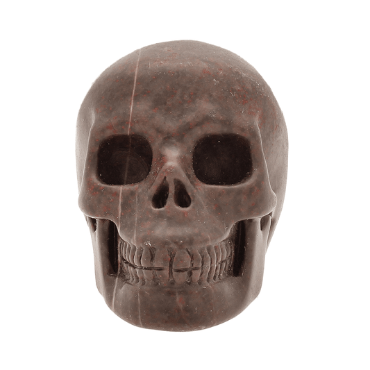 Get your Plum Jasper Skull Carving – Grounding Strength & Vitality Crystal online now or in store at Forever Gems in Franschhoek, South Africa