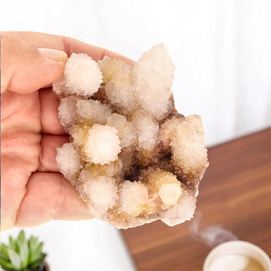 Get your Spirit Quartz from Boekenhoutshoek - Light Purple & Yellow online now or in store at Forever Gems in Franschhoek, South Africa