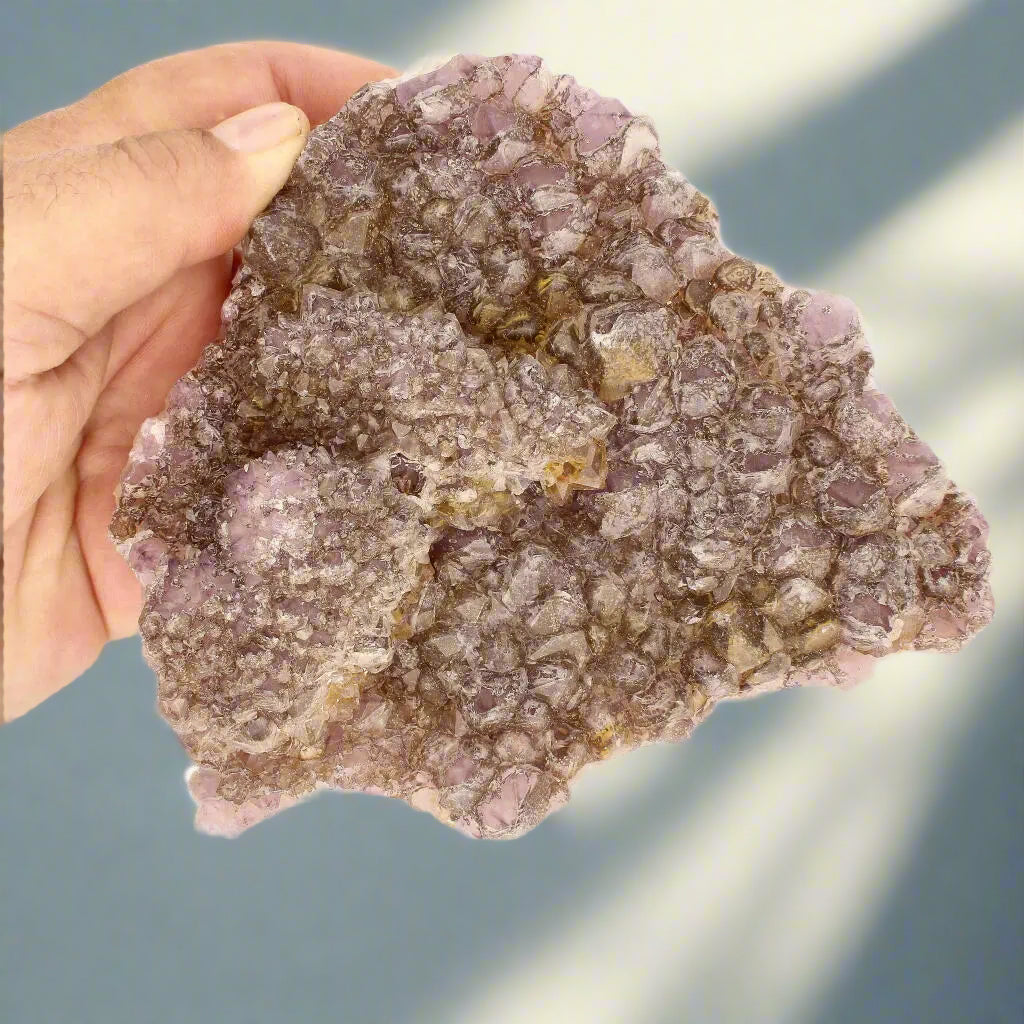 Get your Rare Ametrine Crystal Cluster from Riemvasmaak online now or in store at Forever Gems in Franschhoek, South Africa