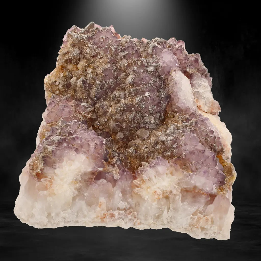 Get your Exceptional Zoned Ametrine Plate – Riemvasmaak Rarity online now or in store at Forever Gems in Franschhoek, South Africa