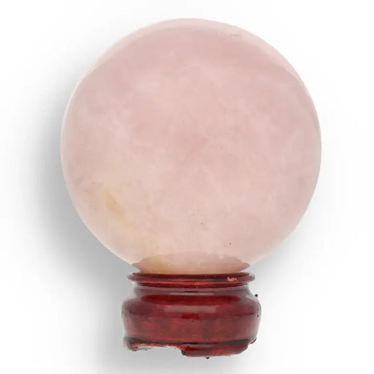 Get your Rose Quartz Sphere - Beautiful Crystal Orb for Self-Love & Inner Peace online now or in store at Forever Gems in Franschhoek, South Africa