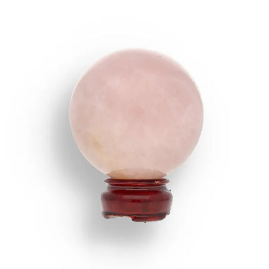 Get your Rose Quartz Sphere - Beautiful Crystal Orb for Self-Love & Inner Peace online now or in store at Forever Gems in Franschhoek, South Africa