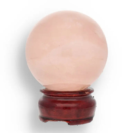 Get your Rose Quartz Sphere - High Quality Crystal Ball for Emotional Balance Retry online now or in store at Forever Gems in Franschhoek, South Africa