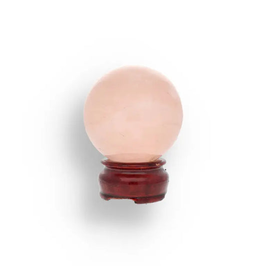 Get your Rose Quartz Sphere - High Quality Crystal Ball for Emotional Balance Retry online now or in store at Forever Gems in Franschhoek, South Africa