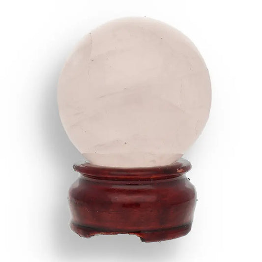 Get your Rose Quartz Sphere - Natural Pink Crystal Ball for Love & Healing Energy online now or in store at Forever Gems in Franschhoek, South Africa