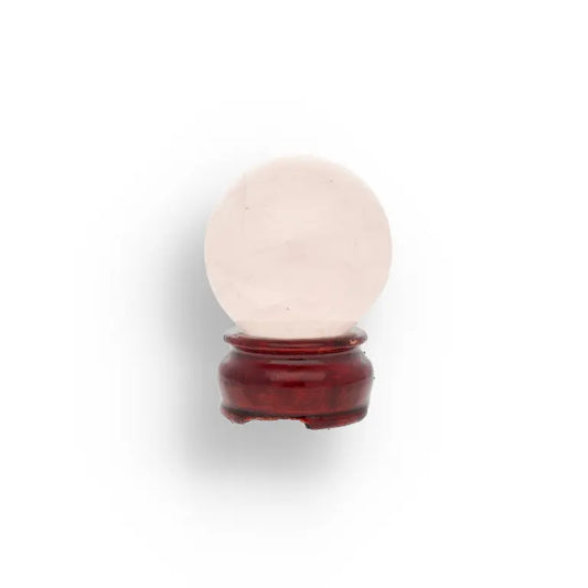 Get your Rose Quartz Sphere - Natural Pink Crystal Ball for Love & Healing Energy online now or in store at Forever Gems in Franschhoek, South Africa