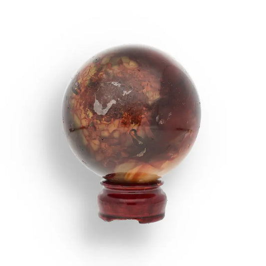 Get your Carnelian Sphere for Passion, Strength, and Confidence online now or in store at Forever Gems in Franschhoek, South Africa