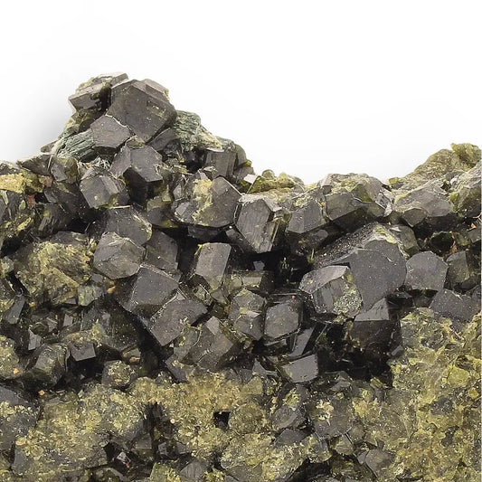 Get your Epidote Matrix Cluster: A Stunning Green Gem from Peru online now or in store at Forever Gems in Franschhoek, South Africa
