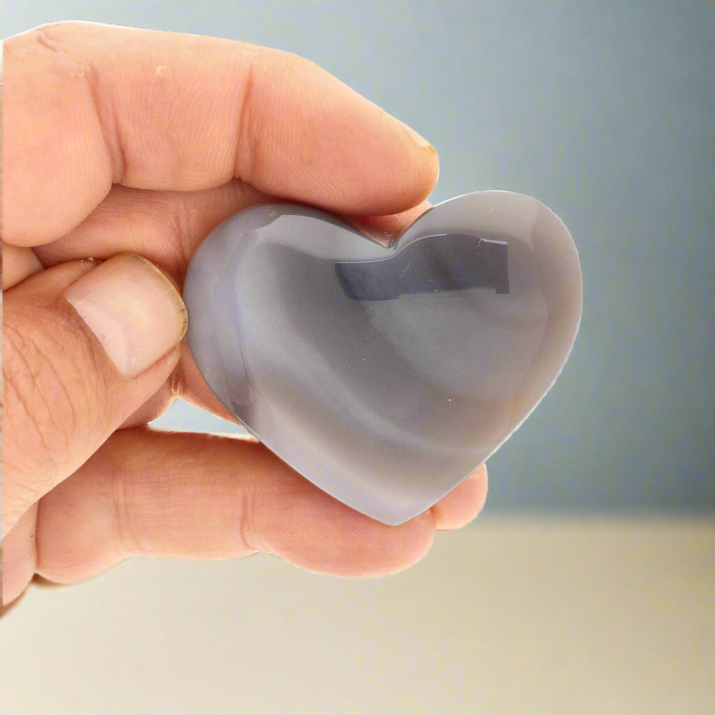 Get your Agate Pocket Heart of Positivity online now or in store at Forever Gems in Franschhoek, South Africa