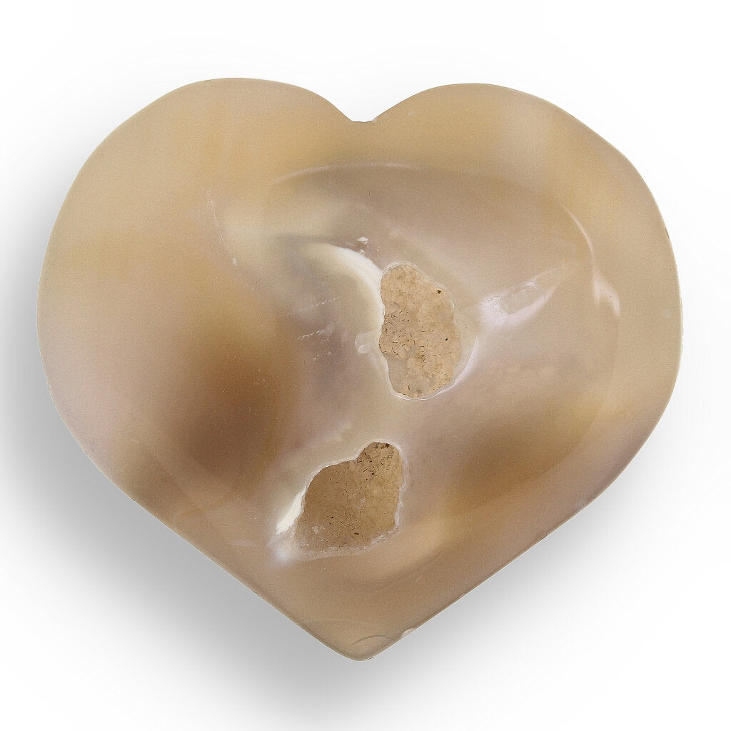 Get your Agate Crystal Heart for Inner Strength online now or in store at Forever Gems in Franschhoek, South Africa