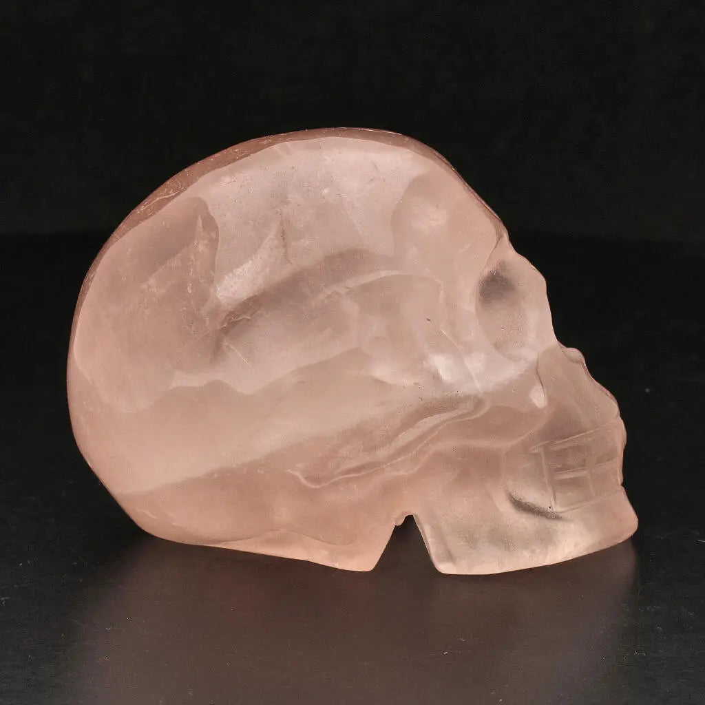 Get your Rose Quartz Skull: Radiant Love & Healing Energy online now or in store at Forever Gems in Franschhoek, South Africa