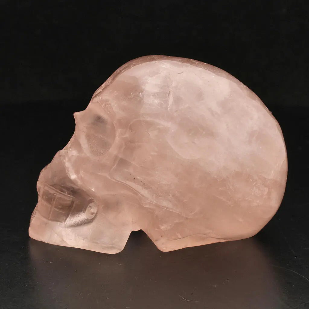 Get your Skull of Serenity: Rose Quartz Crystal Masterpiece online now or in store at Forever Gems in Franschhoek, South Africa