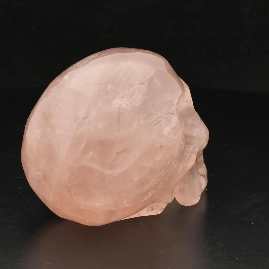 Get your Skull of Serenity: Rose Quartz Crystal Masterpiece online now or in store at Forever Gems in Franschhoek, South Africa