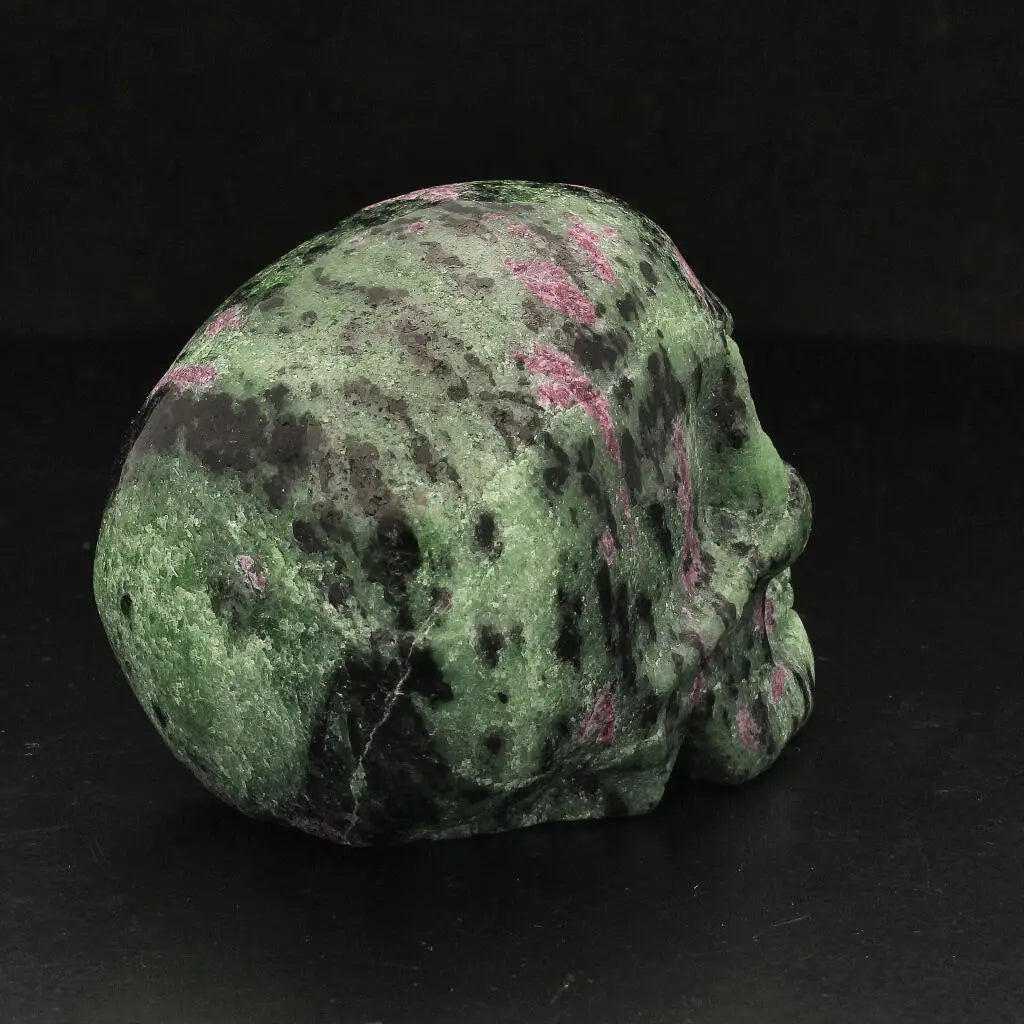 Get your Ruby Zoisite Skull: Fusion of Passion & Growth online now or in store at Forever Gems in Franschhoek, South Africa