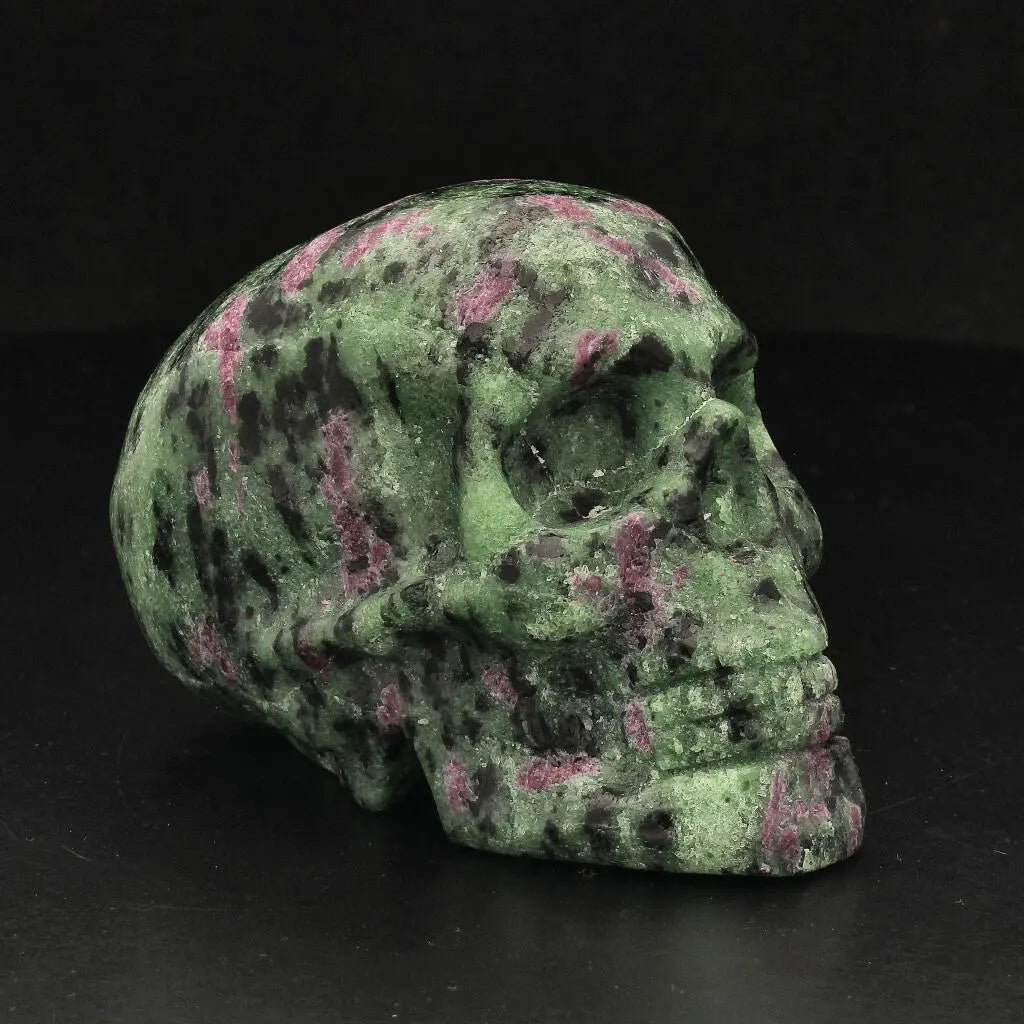 Get your Ruby Zoisite Skull: Fusion of Passion & Growth online now or in store at Forever Gems in Franschhoek, South Africa