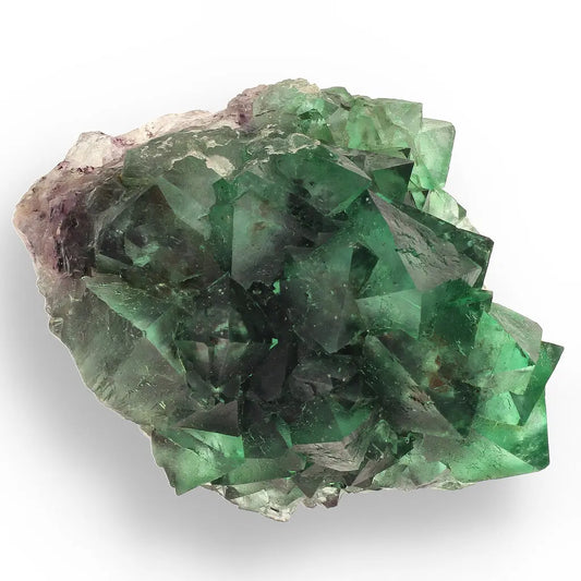 Get your Spectacular Green and Purple Fluorite Octahedral Crystal Cluster - Riemvasmaak, Northern Cape, South Africa online now or in store at Forever Gems in Franschhoek, South Africa