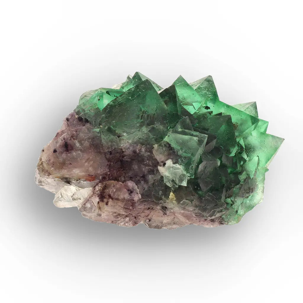 Get your Green Octahedral Fluorite with Purple Core – Riemvasmaak, South Africa online now or in store at Forever Gems in Franschhoek, South Africa