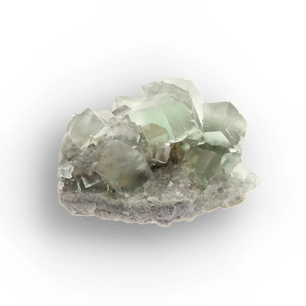 Steinkopf Green Fluorite – Elegant Miniature Crystal Cluster