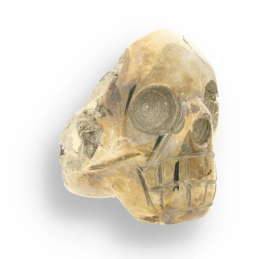Get your Pyrite Crystal Skull: Channel Abundance and Strength online now or in store at Forever Gems in Franschhoek, South Africa
