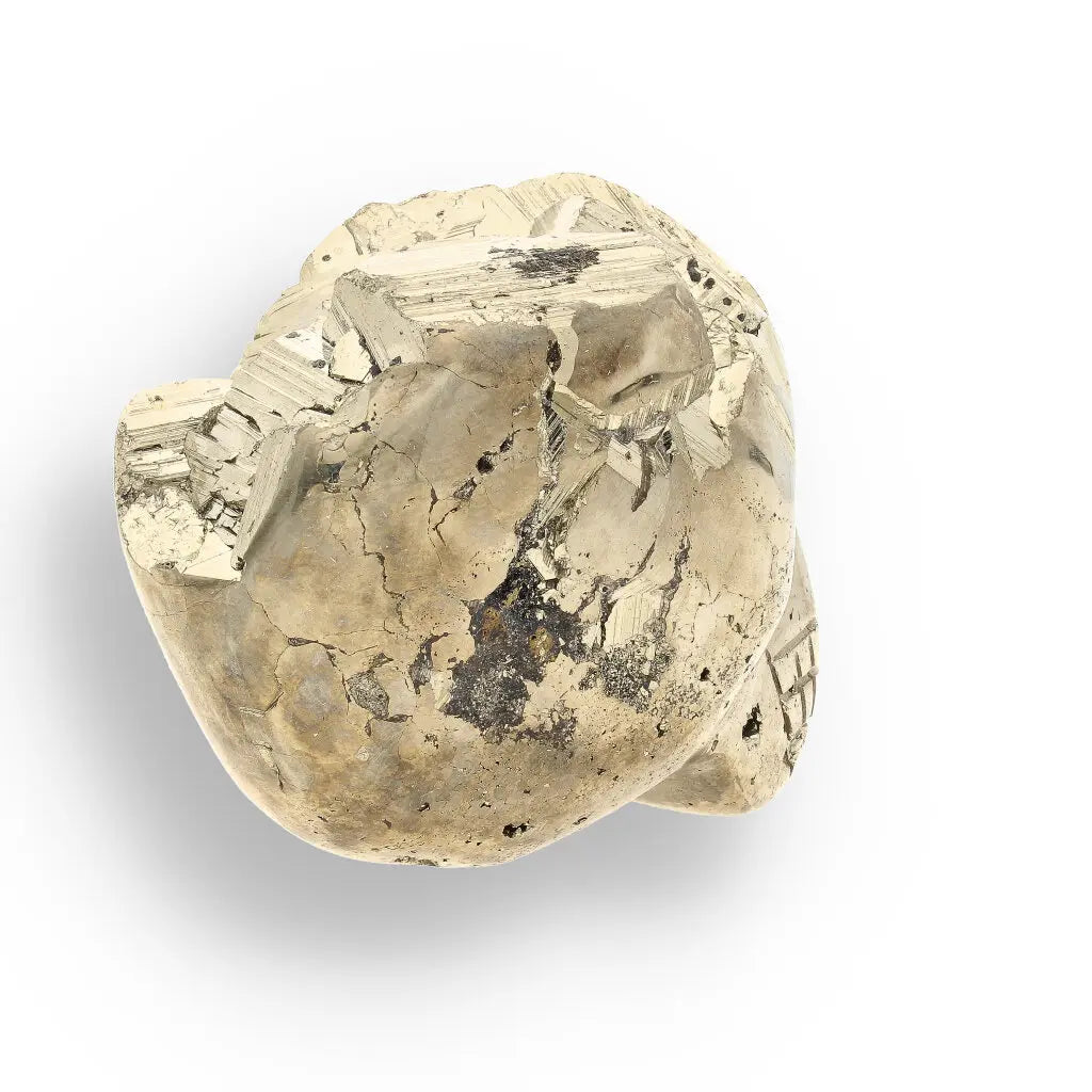 Get your Unique Pyrite Carved Skull: Protection, Prosperity, and Ancient Magic online now or in store at Forever Gems in Franschhoek, South Africa