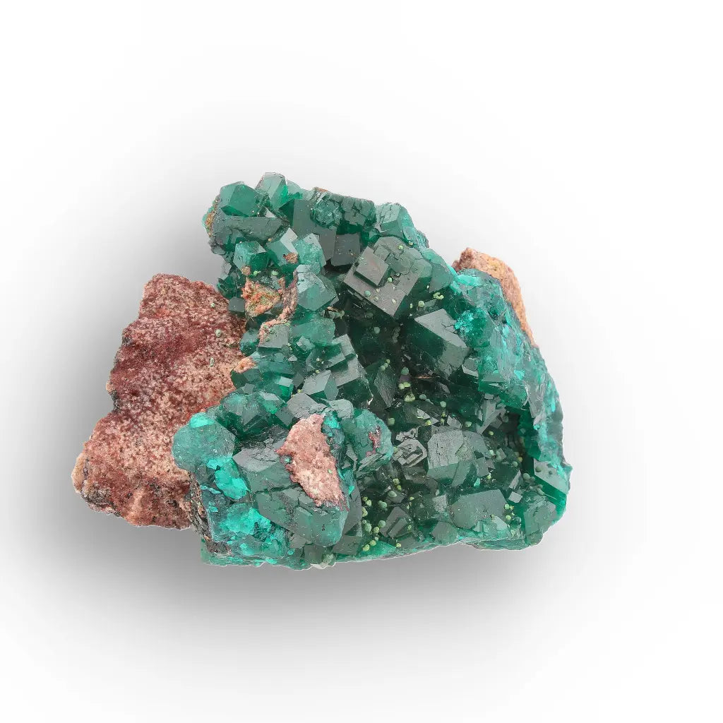 Dioptase on Matrix from Congo – Kimbedi, Mindouli