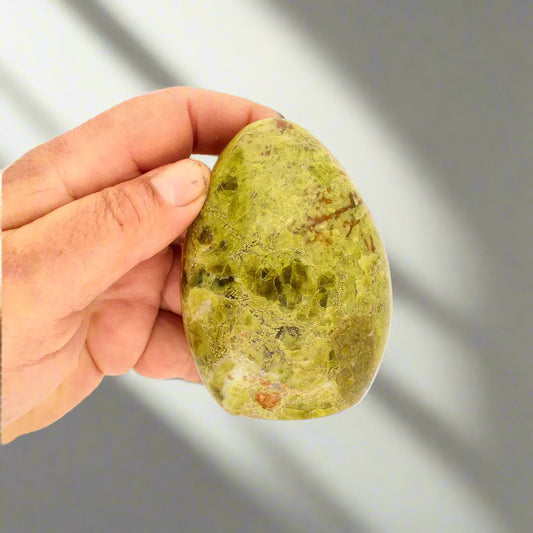 Get your Green Opal Freeform from Madagascar – Stone of Renewal online now or in store at Forever Gems in Franschhoek, South Africa