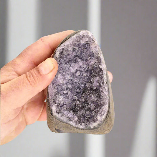 Get your Amethyst Geode - Brazilian Crystal Druzy with Stable Flat Base online now or in store at Forever Gems in Franschhoek, South Africa