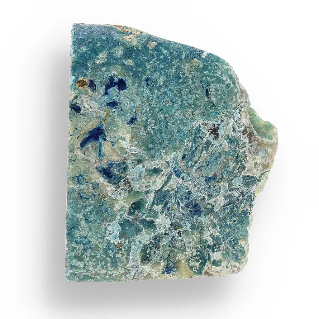 Get your Blue Agate Treasure - Dyed Brazilian Flat Base Geode online now or in store at Forever Gems in Franschhoek, South Africa