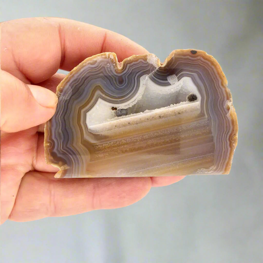 Get your Agate Crystal Garden - Natural Flat Base Geode Paradise online now or in store at Forever Gems in Franschhoek, South Africa