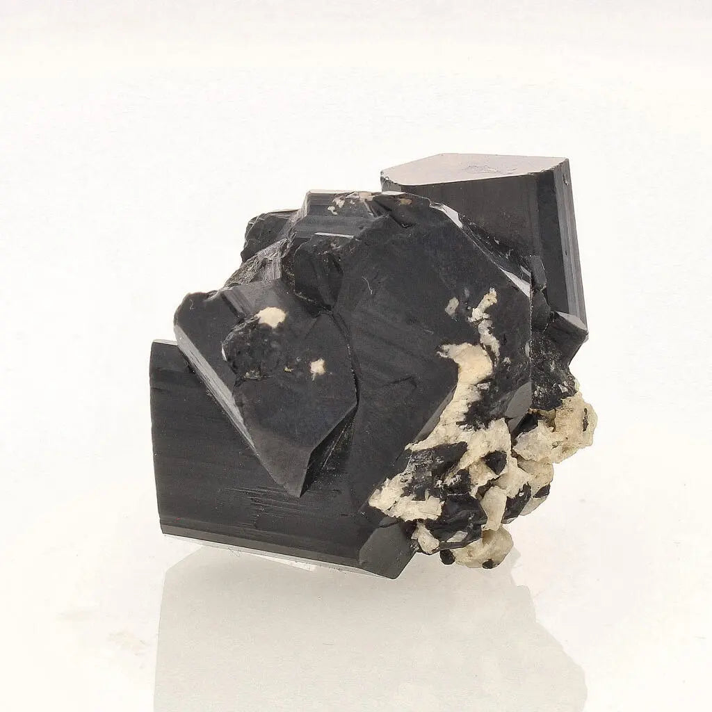 Get your Schorl Black Tourmaline with Feldspar online now or in store at Forever Gems in Franschhoek, South Africa