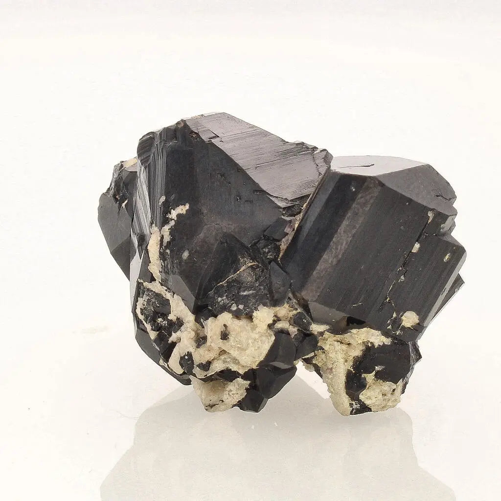 Get your Schorl Black Tourmaline with Feldspar online now or in store at Forever Gems in Franschhoek, South Africa