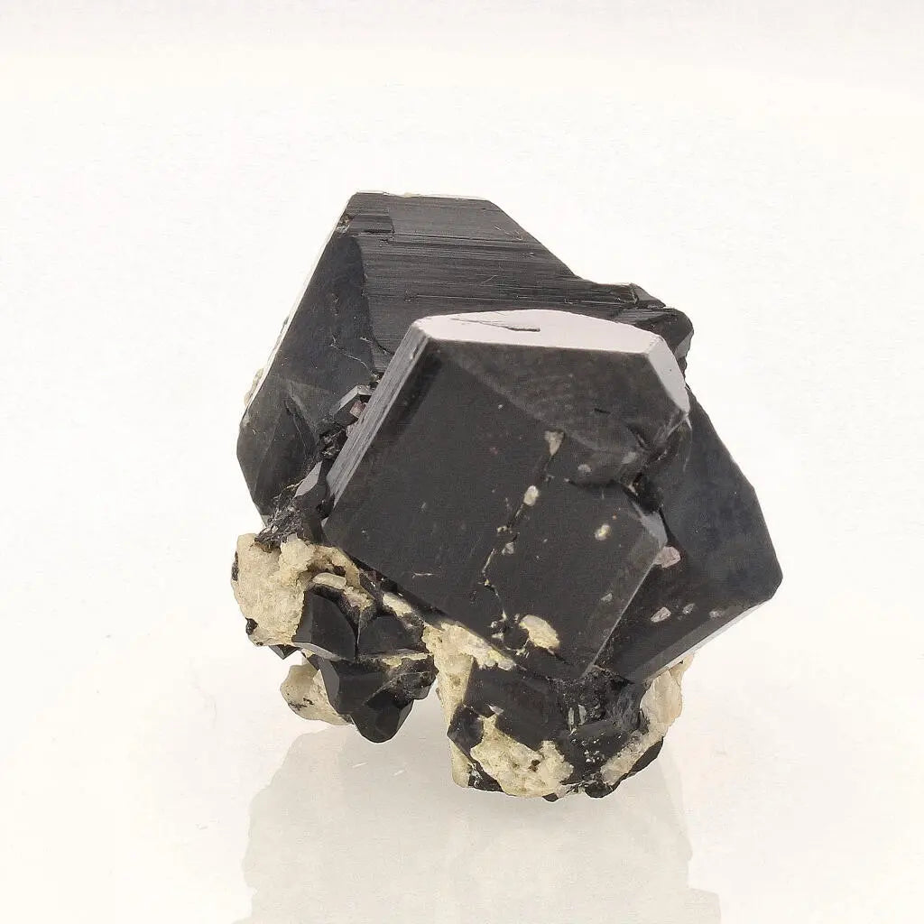 Get your Schorl Black Tourmaline with Feldspar online now or in store at Forever Gems in Franschhoek, South Africa