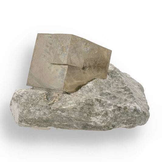 Get your Natural Pyrite Cube – Perfect Geometric Formation with a Brilliant Shine online now or in store at Forever Gems in Franschhoek, South Africa