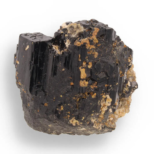 Get your Schorl Black Tourmaline with Feldspar online now or in store at Forever Gems in Franschhoek, South Africa