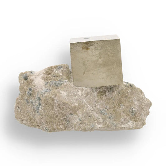 Get your Natural Pyrite Cube – Authentic Spanish Treasure with Exposed Crystal online now or in store at Forever Gems in Franschhoek, South Africa