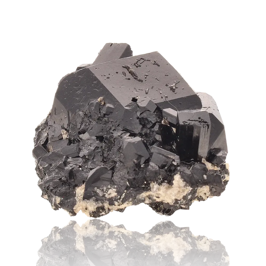 Get your Schorl Black Tourmaline with Feldspar online now or in store at Forever Gems in Franschhoek, South Africa