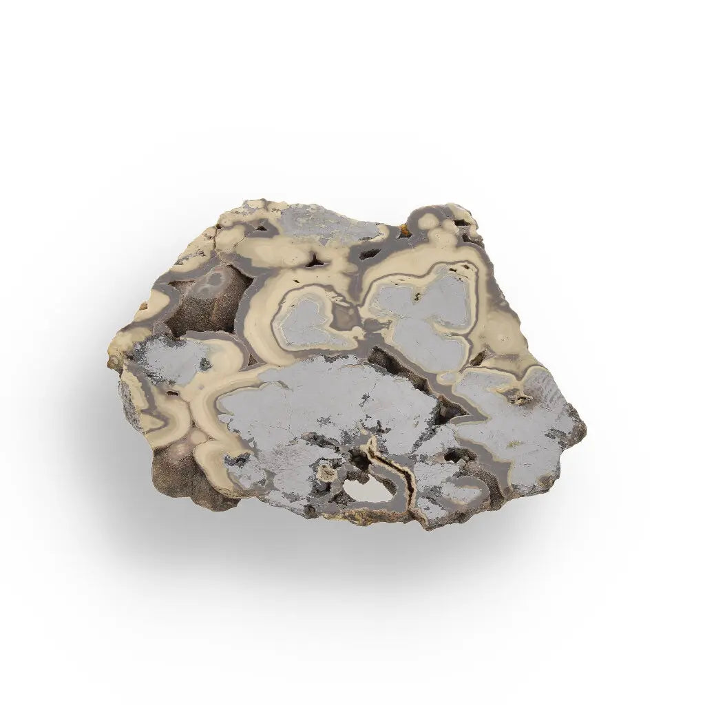 Get your Small Museum-Quality Olkusz Schalenblende: Polished Sphalerite, Galena, Marcasite Ore Specimen online now or in store at Forever Gems in Franschhoek, South Africa