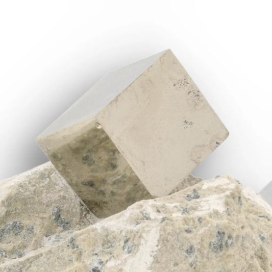Get your Pyrite Twin Cube in Matrix – Navajún, Spain online now or in store at Forever Gems in Franschhoek, South Africa