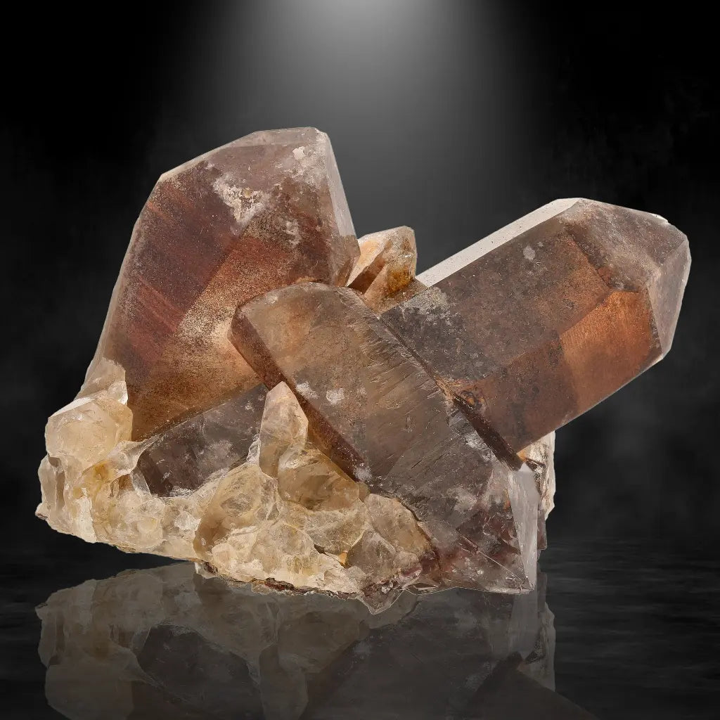 Get your Smoky Hematite Quartz Cluster from Orange River, South Africa online now or in store at Forever Gems in Franschhoek, South Africa