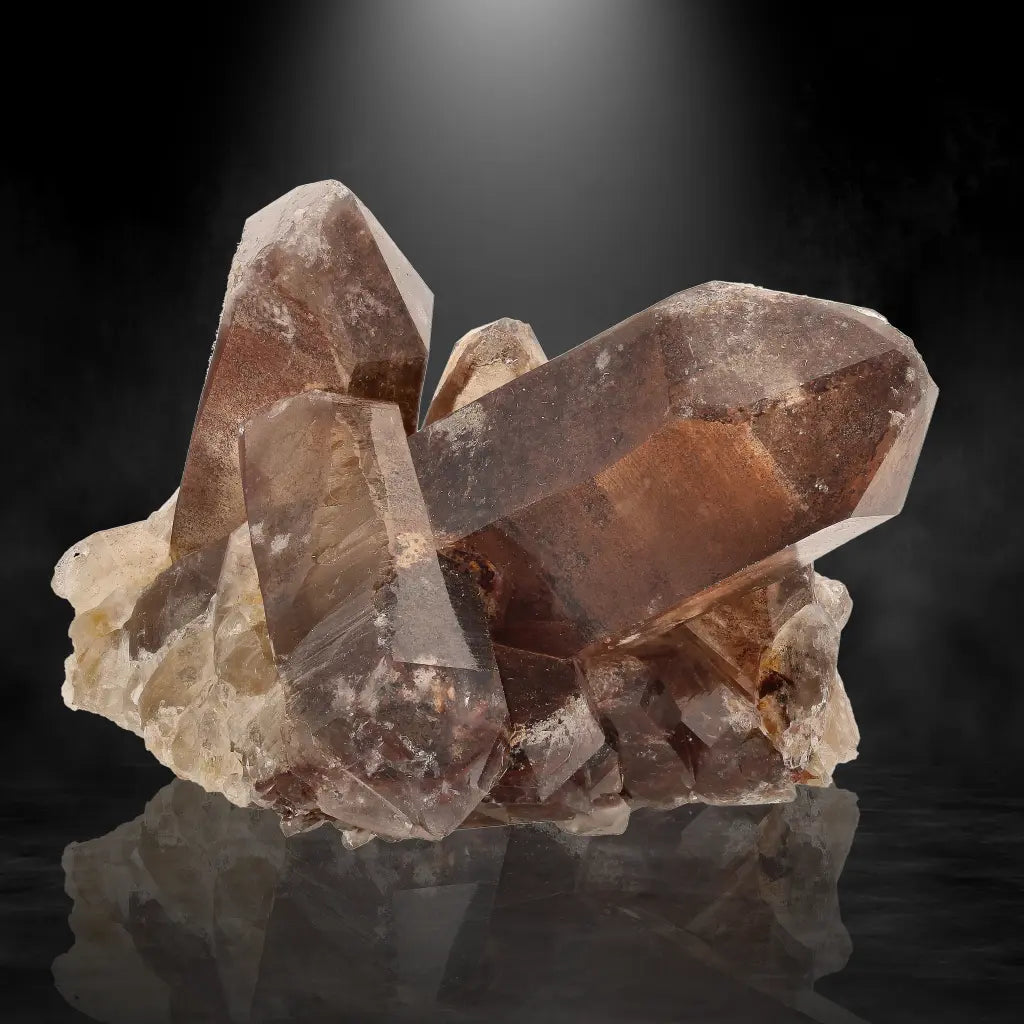 Get your Smoky Hematite Quartz Cluster from Orange River, South Africa online now or in store at Forever Gems in Franschhoek, South Africa