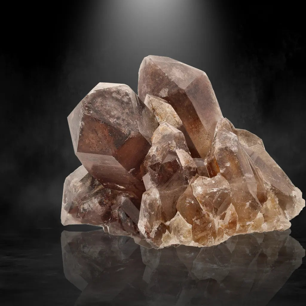 Get your Smoky Hematite Quartz Cluster from Orange River, South Africa online now or in store at Forever Gems in Franschhoek, South Africa