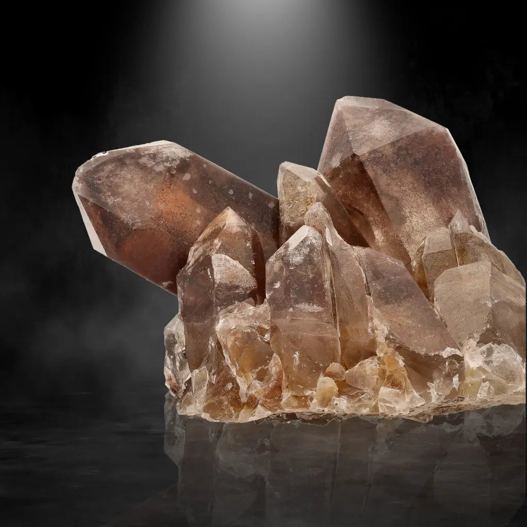 Get your Smoky Hematite Quartz Cluster from Orange River, South Africa online now or in store at Forever Gems in Franschhoek, South Africa